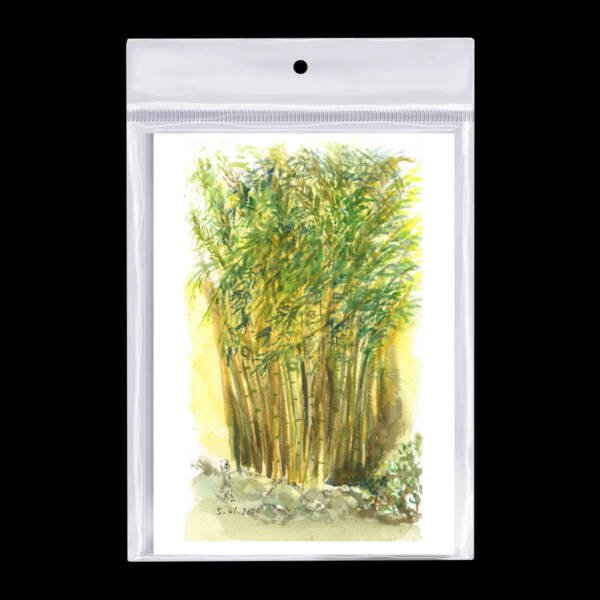 Watercolor Postcard 5"x7" Bamboo