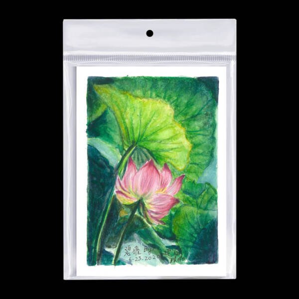 Watercolor Postcard 5"x7" Lily CloseUp