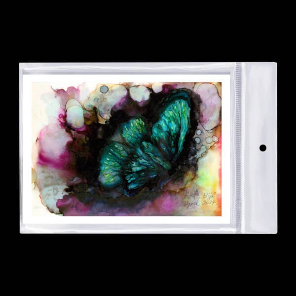 Watercolor Postcard 7"x5" Butterfly
