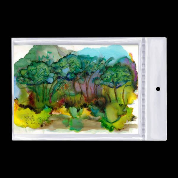 Watercolor Postcard 7"x5" France Frejus