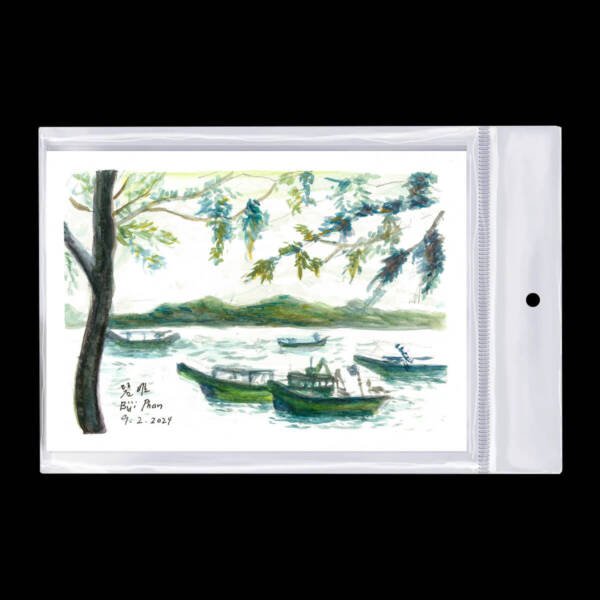 Watercolor Postcard 7"x5" Guang Zhou